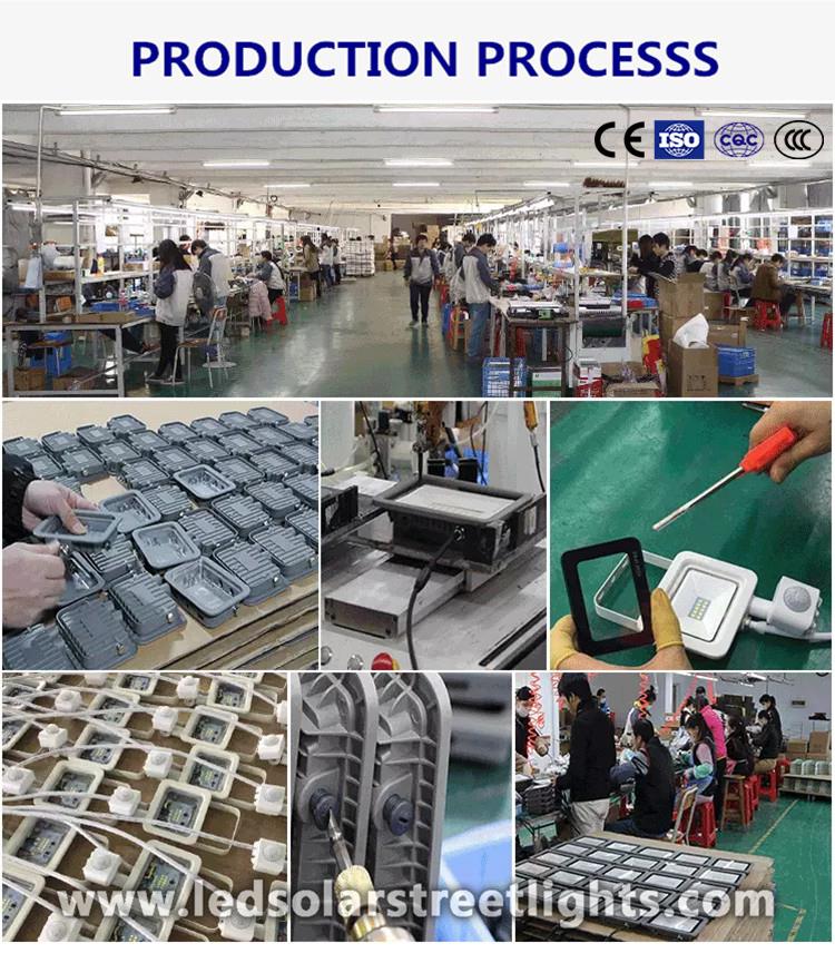 Production Process of 200W LED Flood Light