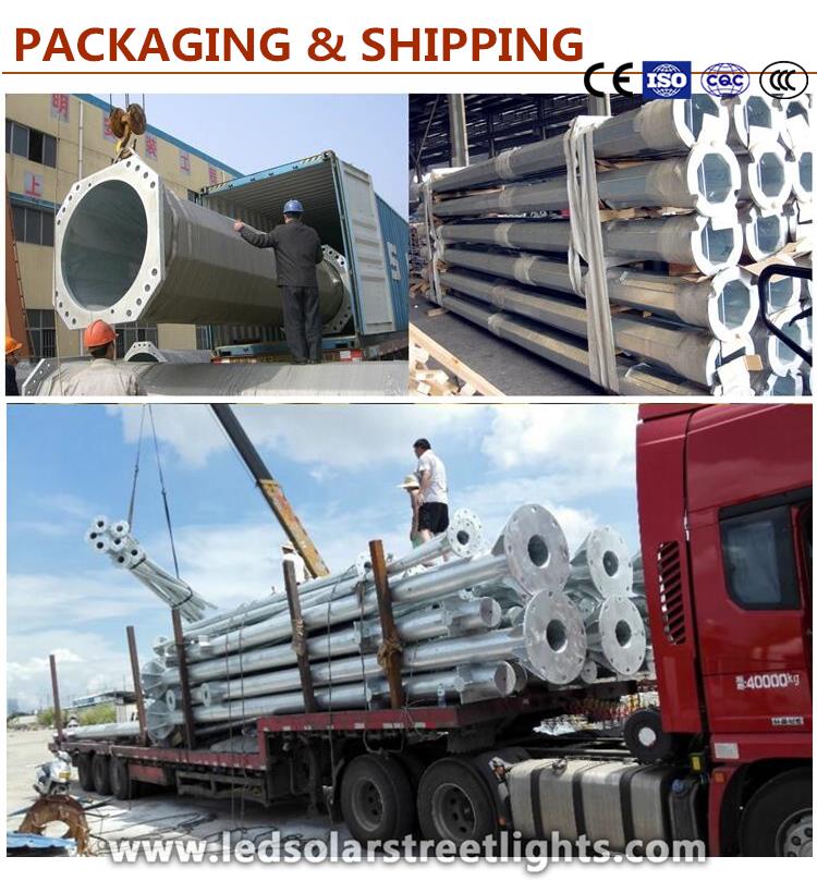 Packaging and Shipping of Traffic Light Post
